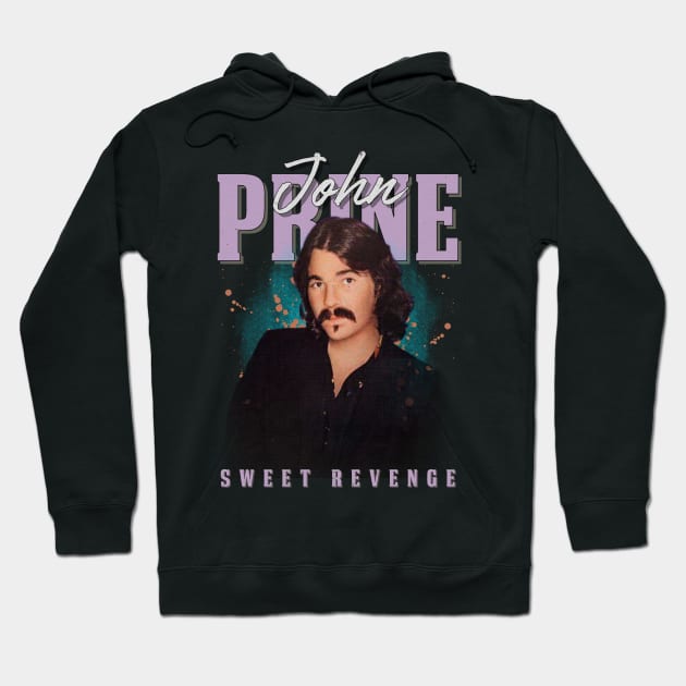 John Prine  Original Aesthetic Tribute 〶 Hoodie by Terahertz'Cloth